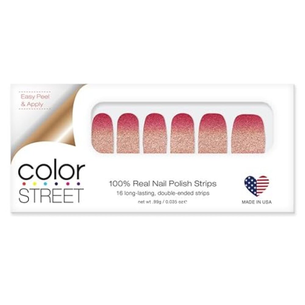 COLOR STREET “Coral Bay”‎ Real Nail Polish Strips (NEW & SEALED IN PACKAGE!) - Picture 2 of 6